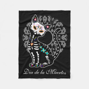 Girly Tag der toten niedlichen Katze Fleecedecke