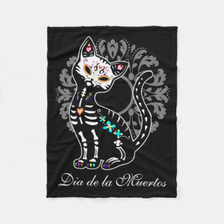 Girly Tag der toten niedlichen Katze Fleecedecke