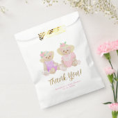 Girly Tea Party Bears Kinderdusche Danke Geschenktütchen (Versiegelt)
