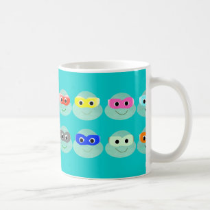girly Teams der Tassenschildkröten Kaffeetasse