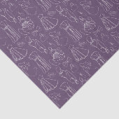 Girly Things (Design 10 der Lila Serie) Seidenpapier (Ausschnitt)