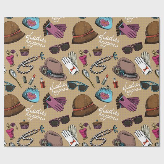 Girly Things Geschenkpapier (Flach)