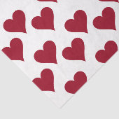 Girly Things Hearts (Design 46 Red Series) Seidenpapier (Ausschnitt)