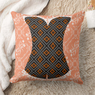 Girly Time Corset Geo formt Throw Kissen 20 x 20"