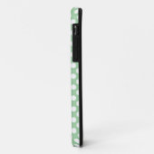 Girly, trendig hellgrüne Polka-Punkte-Brauch Case-Mate iPhone Hülle (Hinten/Links)