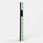Girly, trendig hellgrüne Polka-Punkte-Brauch Case-Mate iPhone Hülle (Hinten/Rechts)