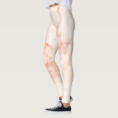 Girly Trendy Marble Texture Leggings (Links)