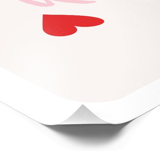 Girly, trendy Poster (Ecke)