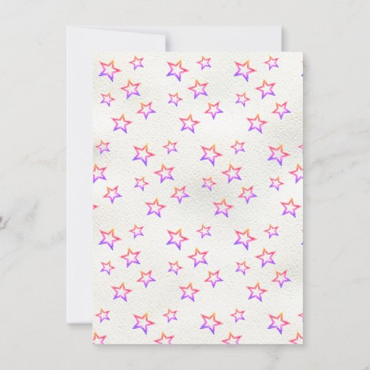 Girly Tyly Farbe Rosa Roller Skaten Birthday Party Einladung (Rückseite)