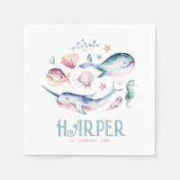 Girly Under Sea Paper Napkins