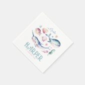 Girly Under Sea Paper Napkins Serviette (Ecke)