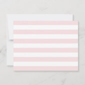 Girly Unicorn Pony Magical Fantasy Horse Niedlich Mitteilungskarte (Rückseite)