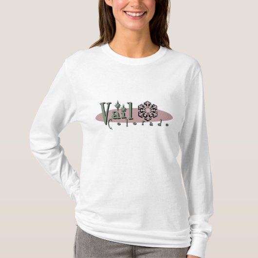 Girly Vail Entwurf T-Shirt (Vorderseite)