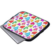 Girly Vibrants Herts Niedlich Romantischer Valenti Laptopschutzhülle (Vorne Knopf)