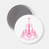 Girly Vintag Chandelier Magnet (Vorderseite/Rückseite)
