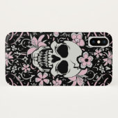 Girly Vintag Skull Case-Mate iPhone Hülle (Rückseite (Horizontal))