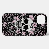 Girly Vintag Skull Case-Mate iPhone Hülle (Rückseite (Horizontal))