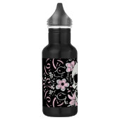 Girly Vintag Skull Edelstahlflasche (Links)