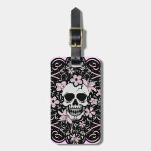 Girly Vintag Skull Gepäckanhänger