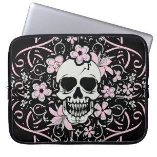 Girly Vintag Skull Laptopschutzhülle