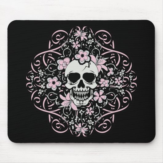 Girly Vintag Skull Mousepad (Vorne)