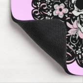 Girly Vintag Skull Mousepad (Ecke)