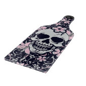 Girly Vintag Skull Schneidebrett (Ecke)
