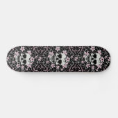 Girly Vintag Skull Skateboard (Horizontal)