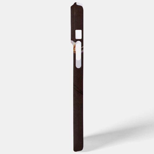 Girly Violet Blume Case-Mate iPhone Hülle (Rückseite / Links)