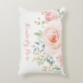 Girly Watercolor Roses Roses Kinderzimmer Deco Dekokissen (Vorderseite(Vertikal))