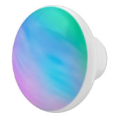 Girly weicher Regenbogen-Himmel Keramikknauf (Rechts)