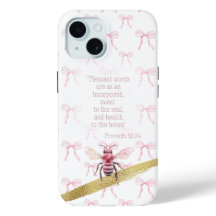 Girly White Pink Coquette Matrix Bible Pink Bee