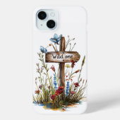 Girly Wildblume Wild One Case-Mate iPhone Hülle (Rückseite)