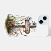 Girly Wildblume Wild One Case-Mate iPhone Hülle (Rückseite (Horizontal))