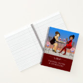 Girly Wine DegustationsNotebook Notizblock (Innenseite)