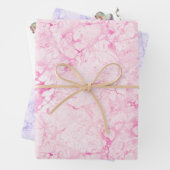 Girly Wirbel Pink Unicorn Wirbel Geschenkpapier Set (Beispiel)