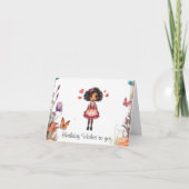 Girly Wish Geburtstagsgrüße Dankeskarte (Vorderseite)