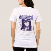 Girly Y2k T-Shirt Tri-Blend Shirt (Rückseite)