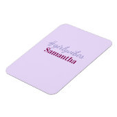 Girlyvibes Hashtag hellrosa weibliche Vibes Magnet (Linke Seite)