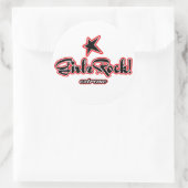 GirlzRock! Extremes Logo Runder Aufkleber (Tasche)