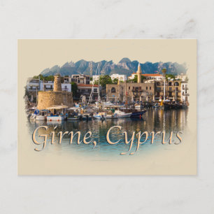 Girne Cyprus: Hafen Postkarte