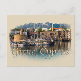 Girne Cyprus: Hafen Postkarte