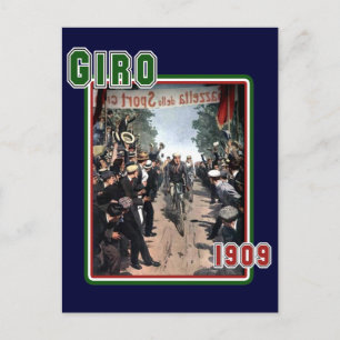 Giro 1909 Italia Cycling Gift Postkarte