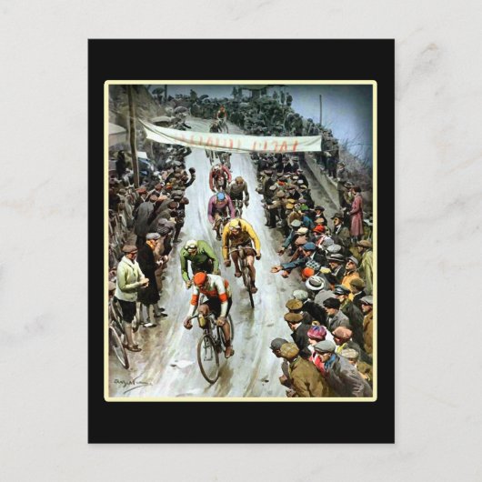 Giro 1912 Italien - Gaben für Radfahrer Postkarte (Vorderseite)