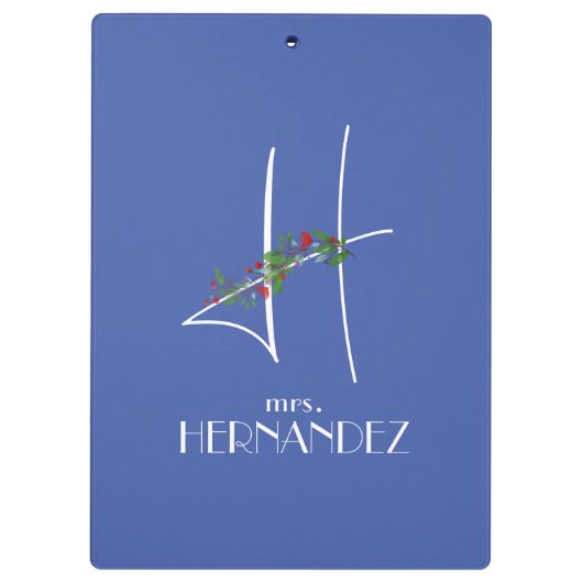 Giro boho Wasserfarbe erste H Klemmbrett (Rückseite)