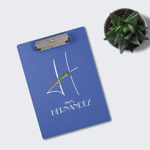 Giro boho Wasserfarbe erste H Klemmbrett