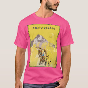 Giro D Italia Vintages Bike Rennen durch die Alp T-Shirt