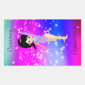 Giro del Malcantone Gymnastik im Tessin Rechteckiger Aufkleber (Vorderseite)