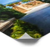 Giro del Malcantone Kunst, Dichtung und Musik Foto Poster (Ecke)