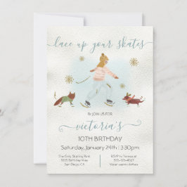 Giro del Malcantone Skaten Snow Geburtstagsparty i Einladung